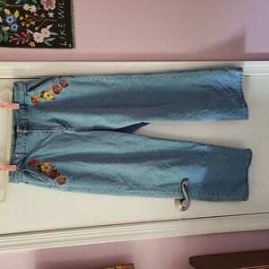 Princess Highway floral embroidered jeans AU16